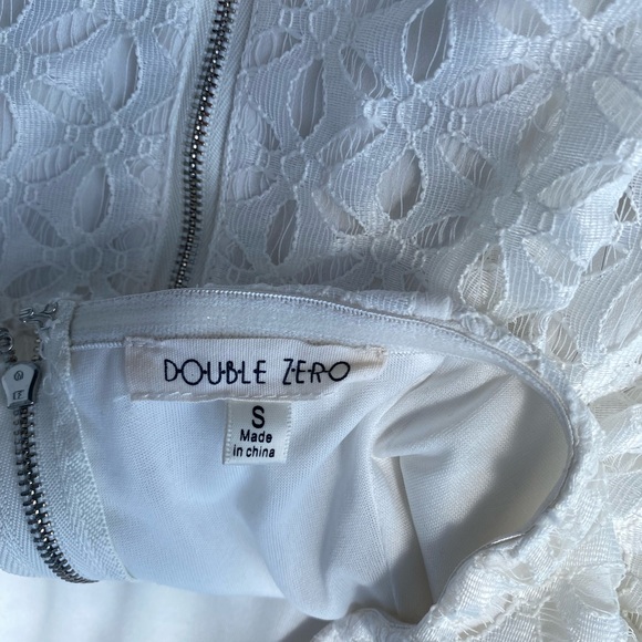 White Lace Strapless Dress- Small - Picture 5 of 5